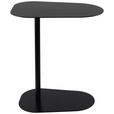 BEISTELLTISCH in Metall 53/38/60 cm  - Schwarz, Basics, Metall (53/38/60cm) - Novel