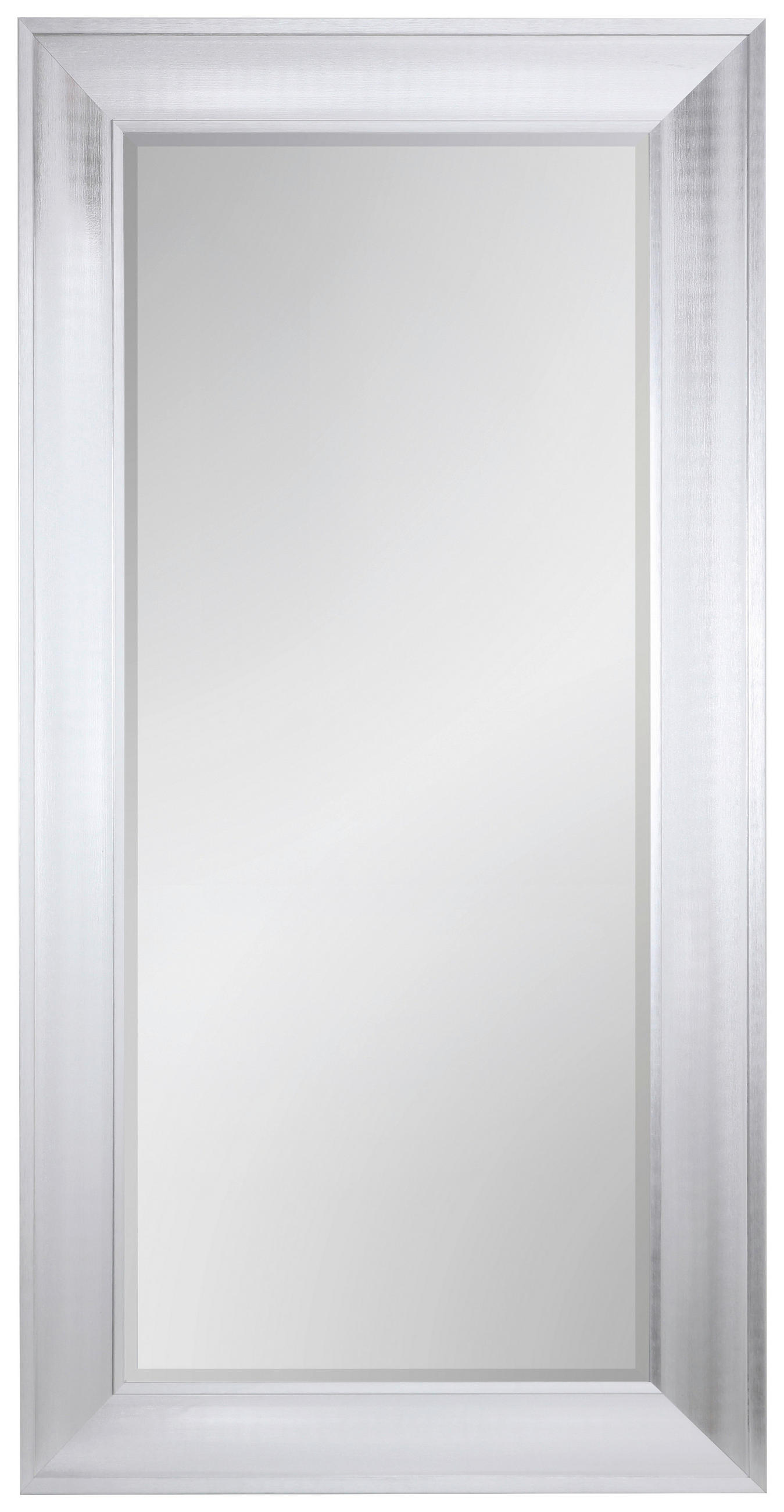 WANDSPIEGEL 100/200/5,5 cm    in rechteckig  - Silberfarben, KONVENTIONELL, Glas/Kunststoff (100/200/5,5cm)