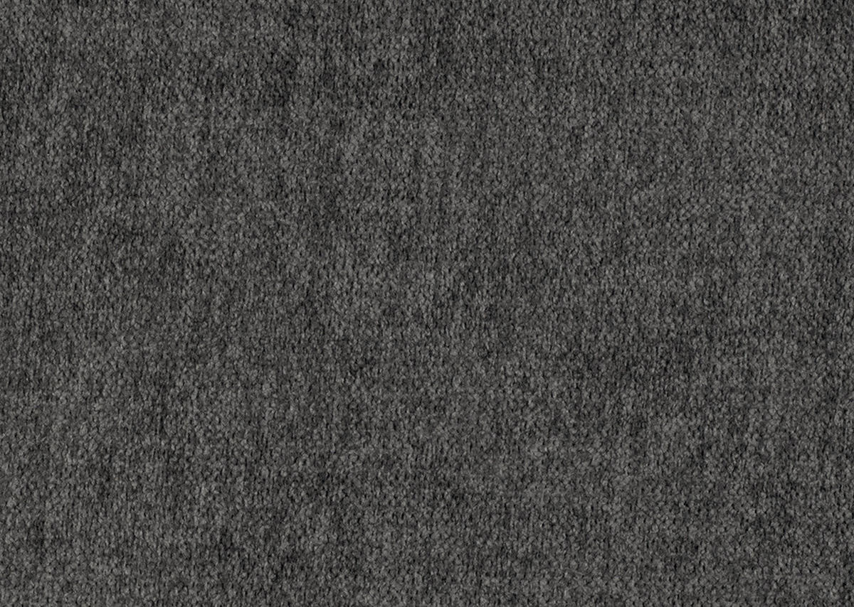 ECKSOFA in Chenille, Mikrofaser Graubraun  - Graubraun/Schwarz, Design, Textil/Metall (157/299cm) - Dieter Knoll