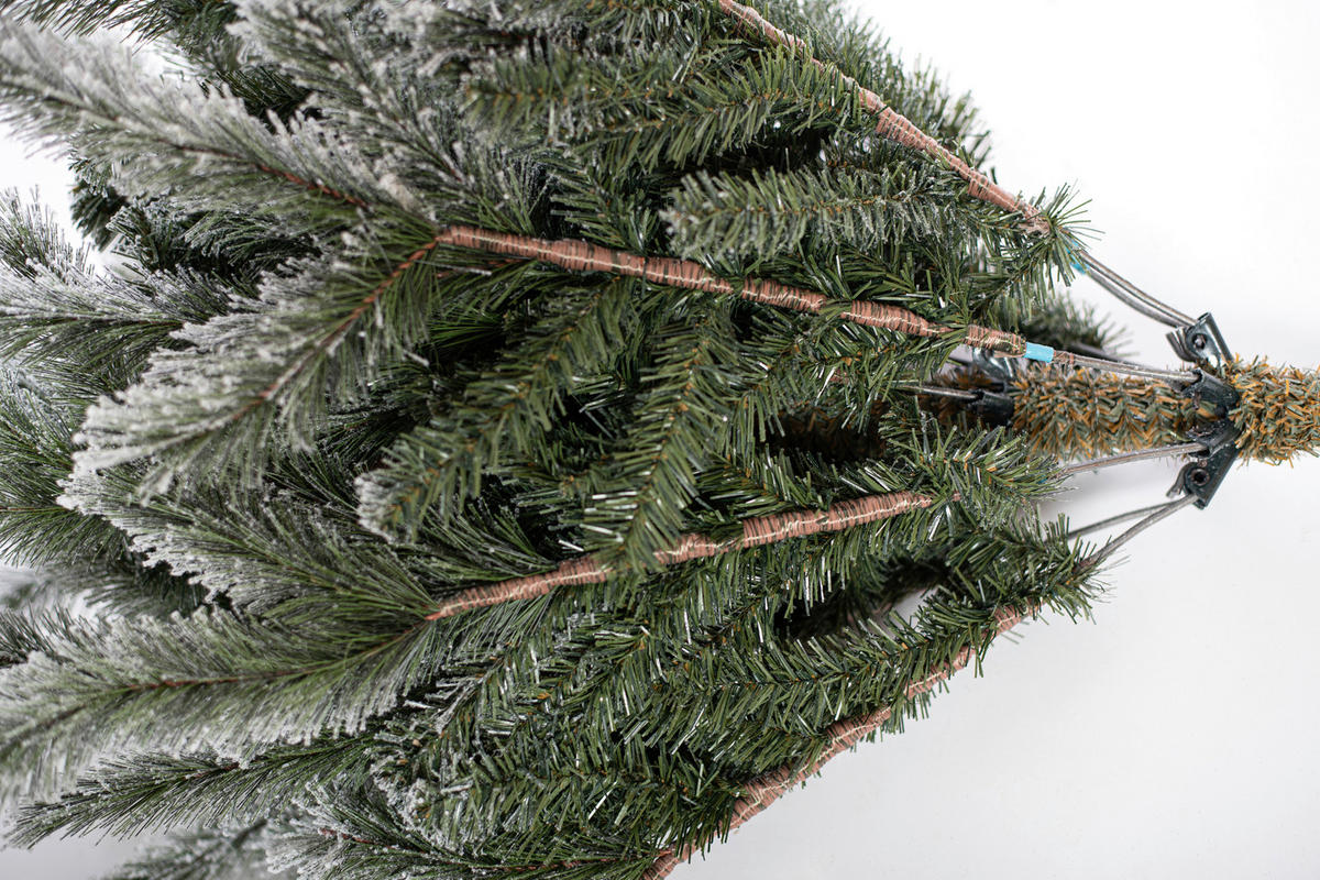 WEIHNACHTSBAUM 210 cm  - Grün, Basics, Kunststoff/Metall (210cm)