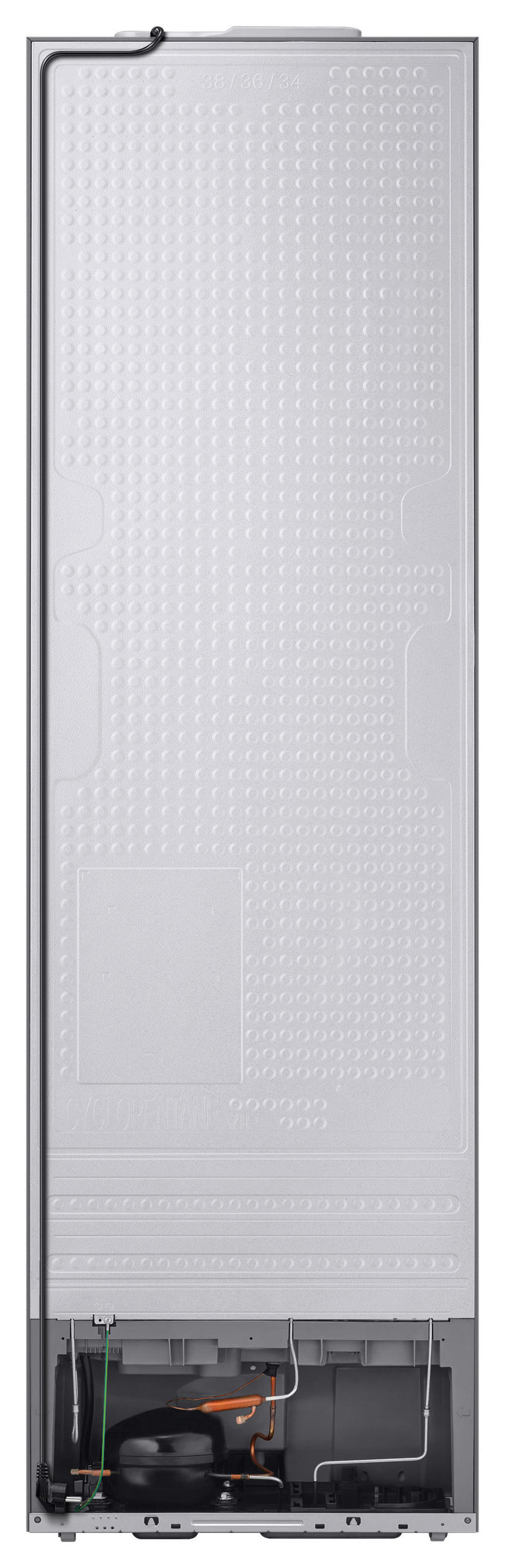 KÜHL-GEFRIER-KOMBINATION RB38C676DSA/EF  - Silberfarben, Basics, Kunststoff/Metall (59,5/203/65,8cm) - Samsung