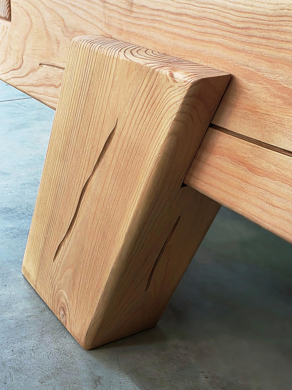 BALKENBETT 180/200 cm,  in Honigeiche,  - Honigeiche, MODERN, Holz (180/200cm) - Livetastic