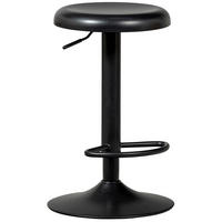 BARHOCKER Schwarz Aluminium mit Griff  - Schwarz, Design, Metall (39/81/39cm) - Livetastic