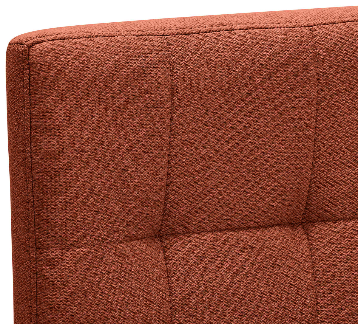 BARHOCKER Webstoff Schwarz, Rostfarben Eisen Stoffauswahl  - Rostfarben/Schwarz, Design, Textil/Metall (42/102/50cm) - home24