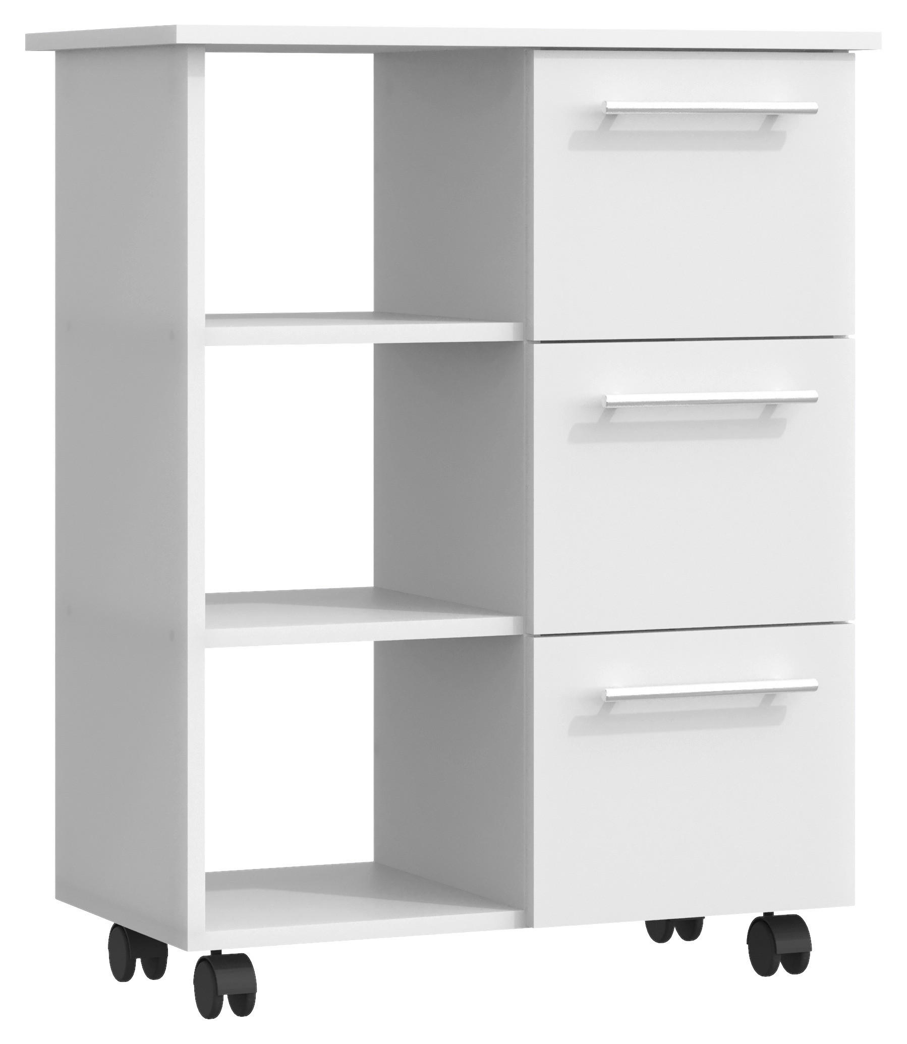 ALLZWECKWAGEN 68/38/85 cm  - Weiss, Design, Holzwerkstoff (68/38/85cm) - MID.YOU