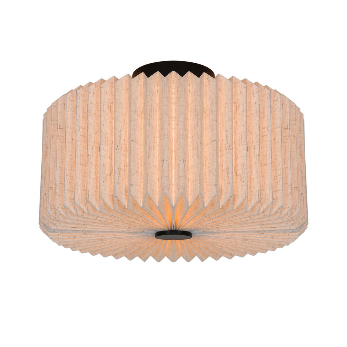 DECKENLEUCHTE Vivienne 40/27 cm  - Schwarz, Design, Papier (40/27cm) - Nordlux