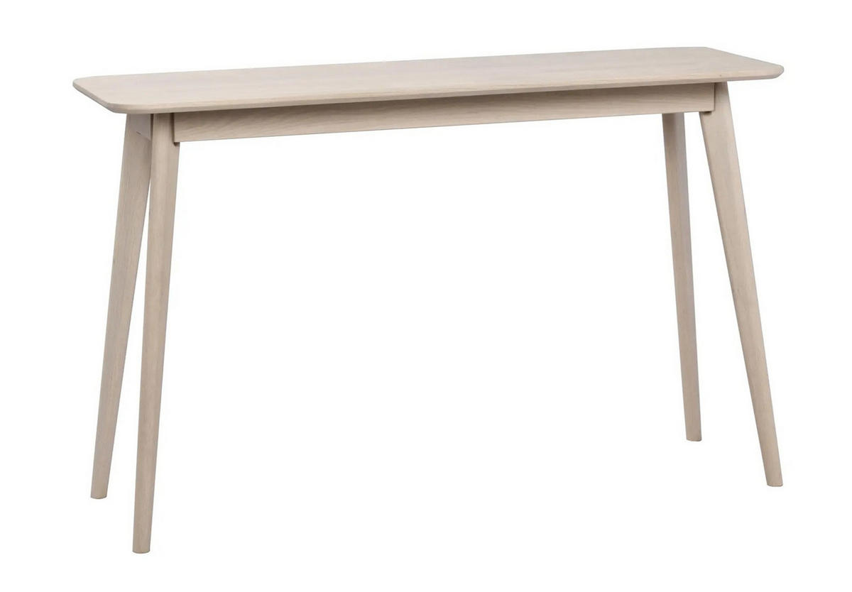 KONSOL i trä 120/40/75 cm    - ek Bianco, Klassisk, trä (120/40/75cm) - Rowico