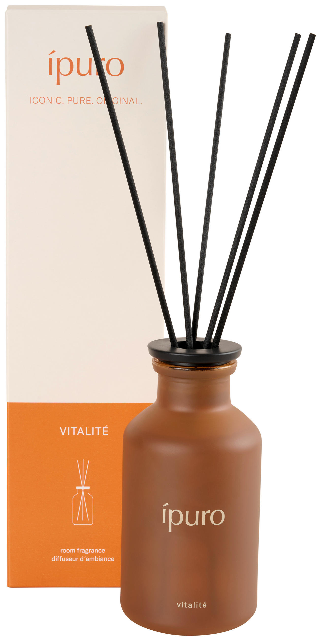 OSVJEŽIVAČ PROSTORA  240 ml  - tamno narančasta, Basics, staklo (240ml) - Ipuro
