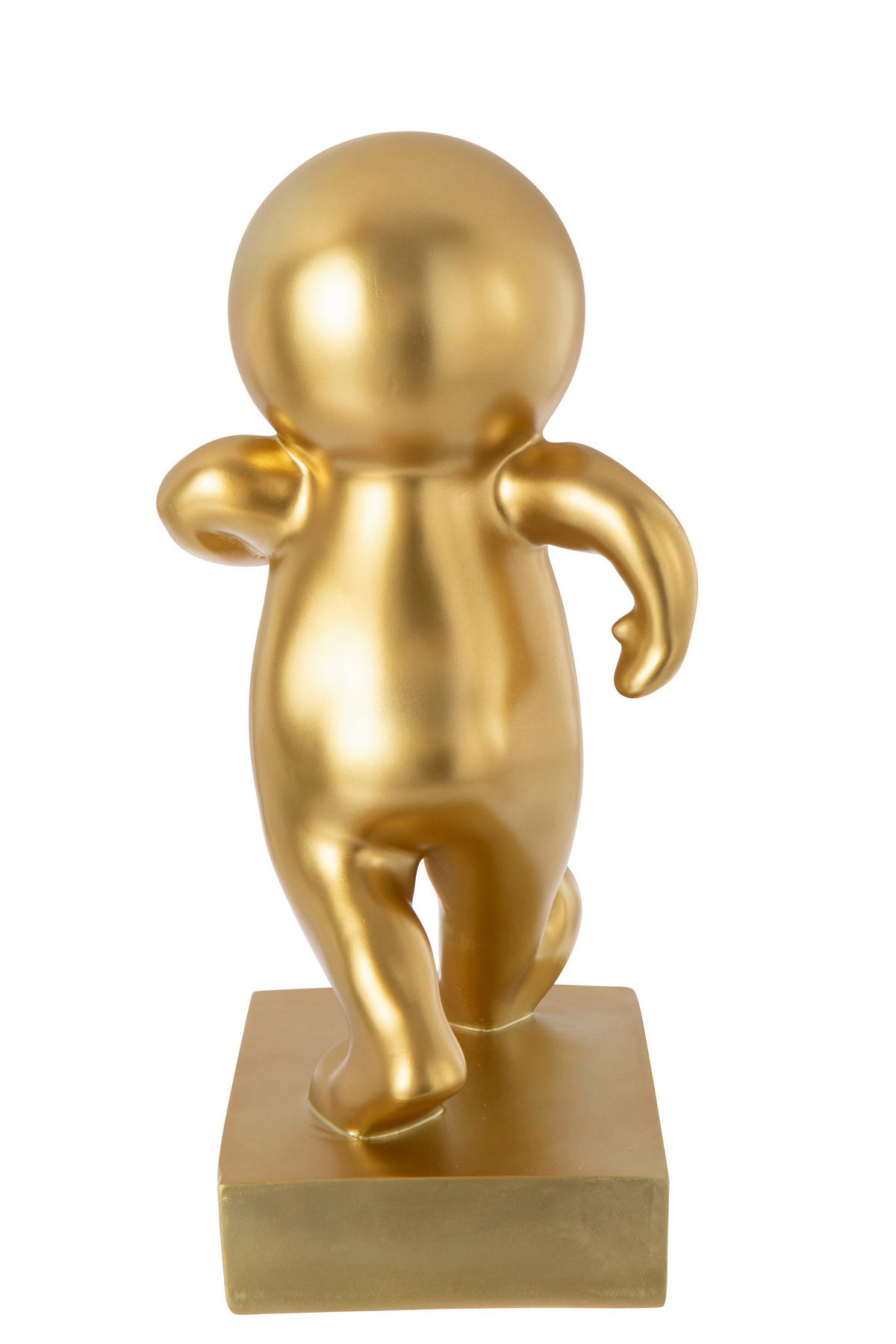 SKULPTUR - Goldfarben, Basics, Kunststoff/Stein (24/23/46,5cm)