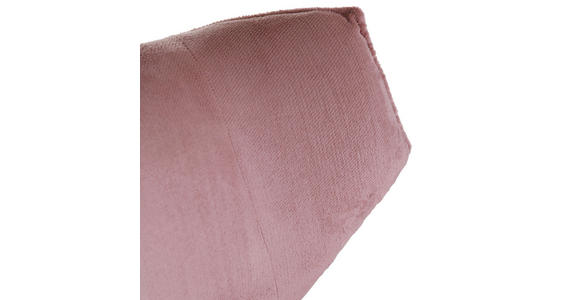 OHRENSESSEL Plüsch Rosa - Schwarz/Rosa, KONVENTIONELL, Textil/Metall (83/110/92cm) - Carryhome