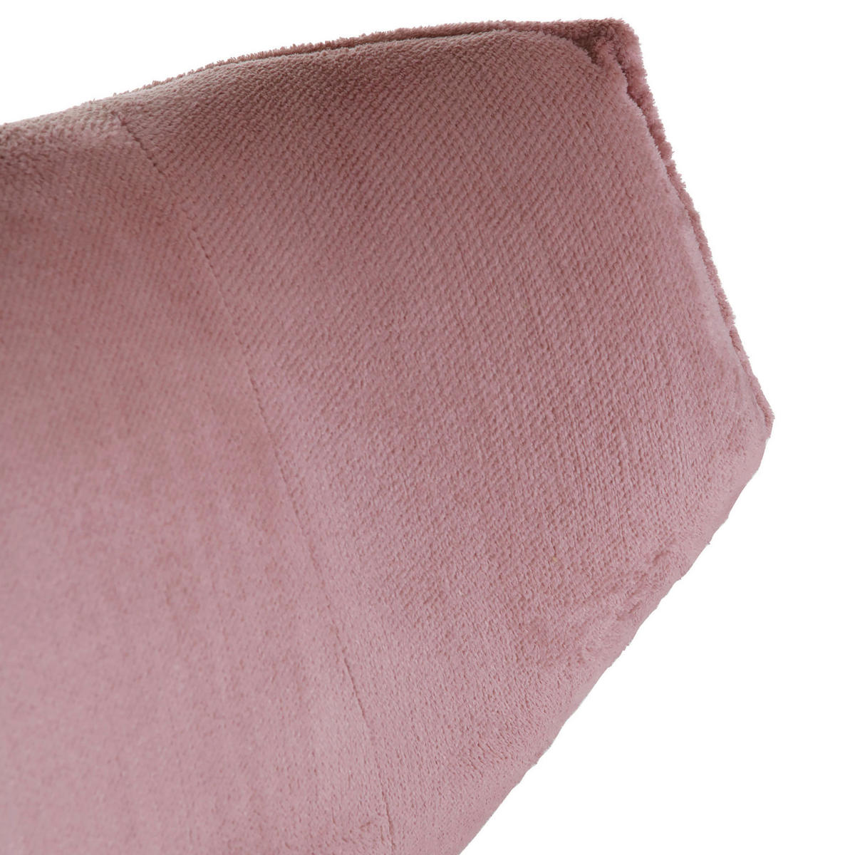 OHRENSESSEL in Plüsch Rosa  - Schwarz/Rosa, Konventionell, Textil/Metall (83/110/92cm) - Carryhome