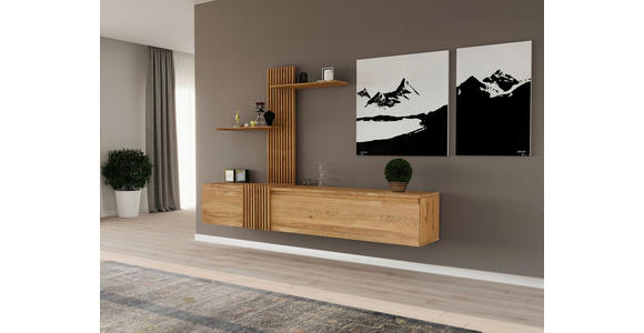 WANDPANEEL Eichefarben  80/119,7/20 cm  - Eichefarben, Natur, Holz (80/119,7/20cm) - Linea Natura