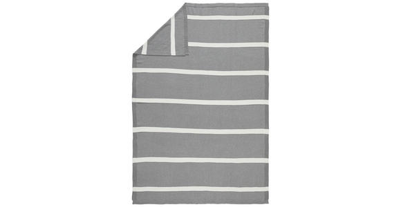 ÜBERWURF 130/180 cm  - Creme/Hellgrau, Basics, Textil (130/180cm) - Esposa