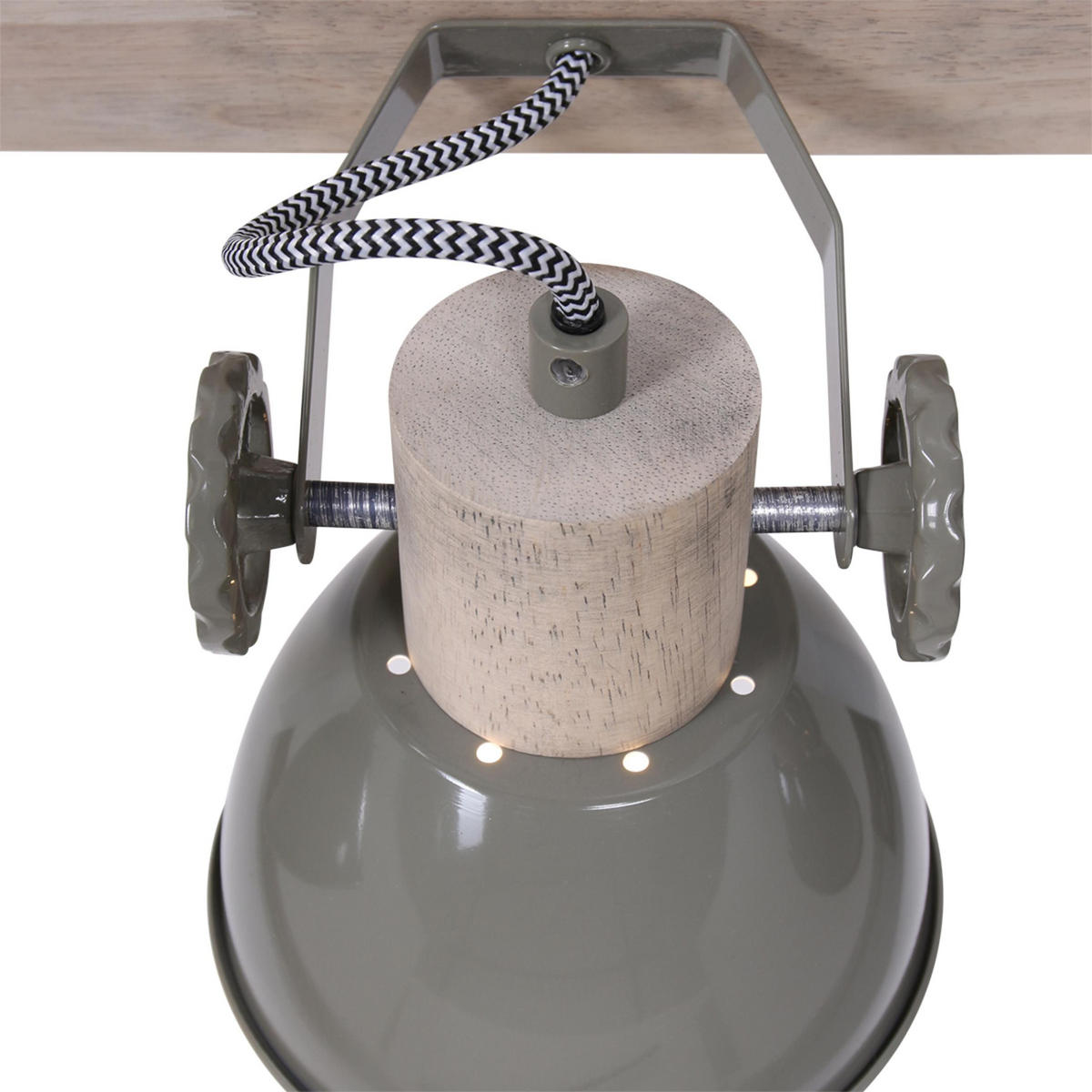 DECKENSPOTS - Grün, Trend, Holz/Metall (15/23/90cm)