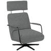SESSEL in Flachgewebe, Bouclé Grau  - Schwarz/Grau, Design, Textil/Metall (71/103/91cm) - Koinor