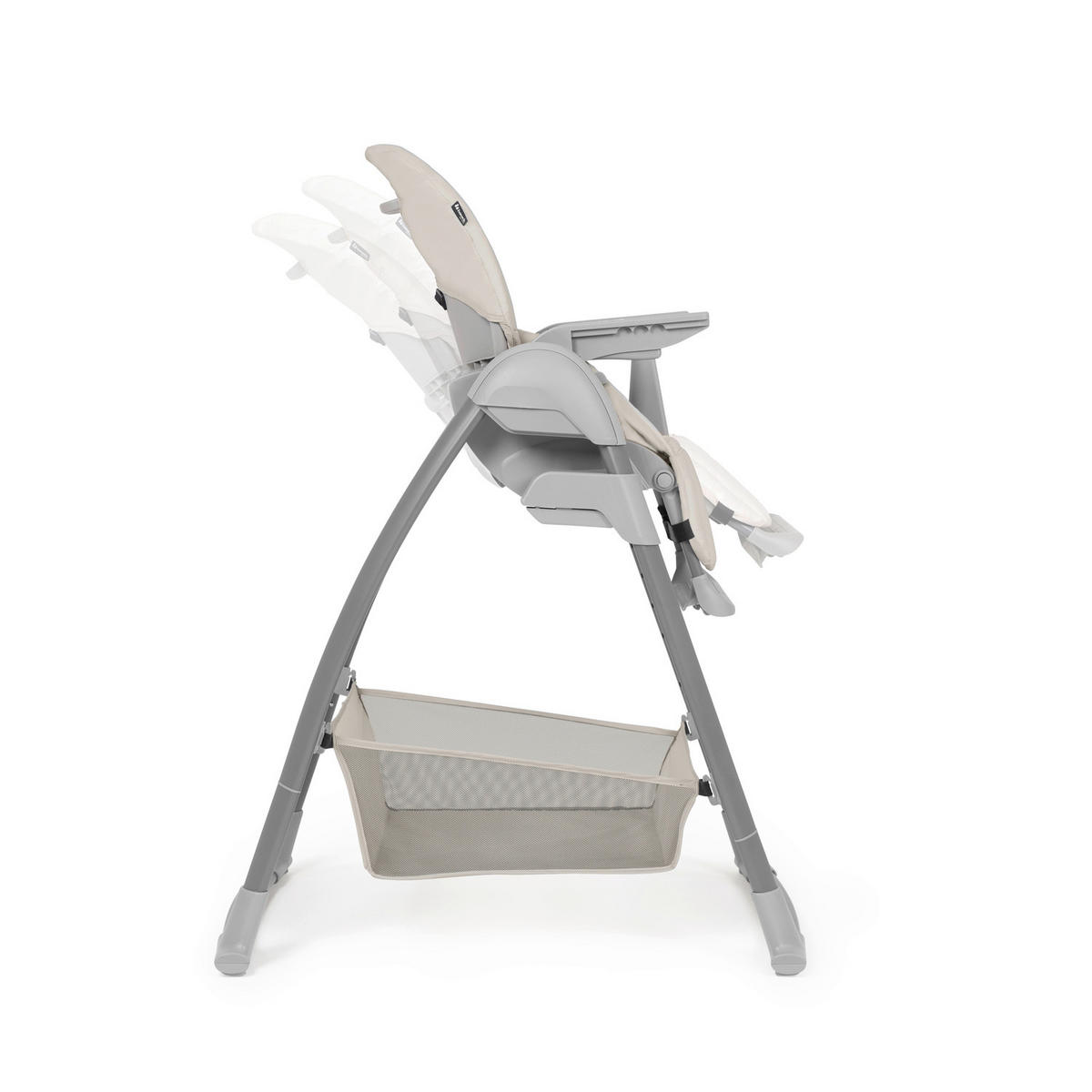 HOCHSTUHL-SET Sit N Relax 3in1  - Beige, Basics, Kunststoff/Textil (56/106/85cm) - Hauck