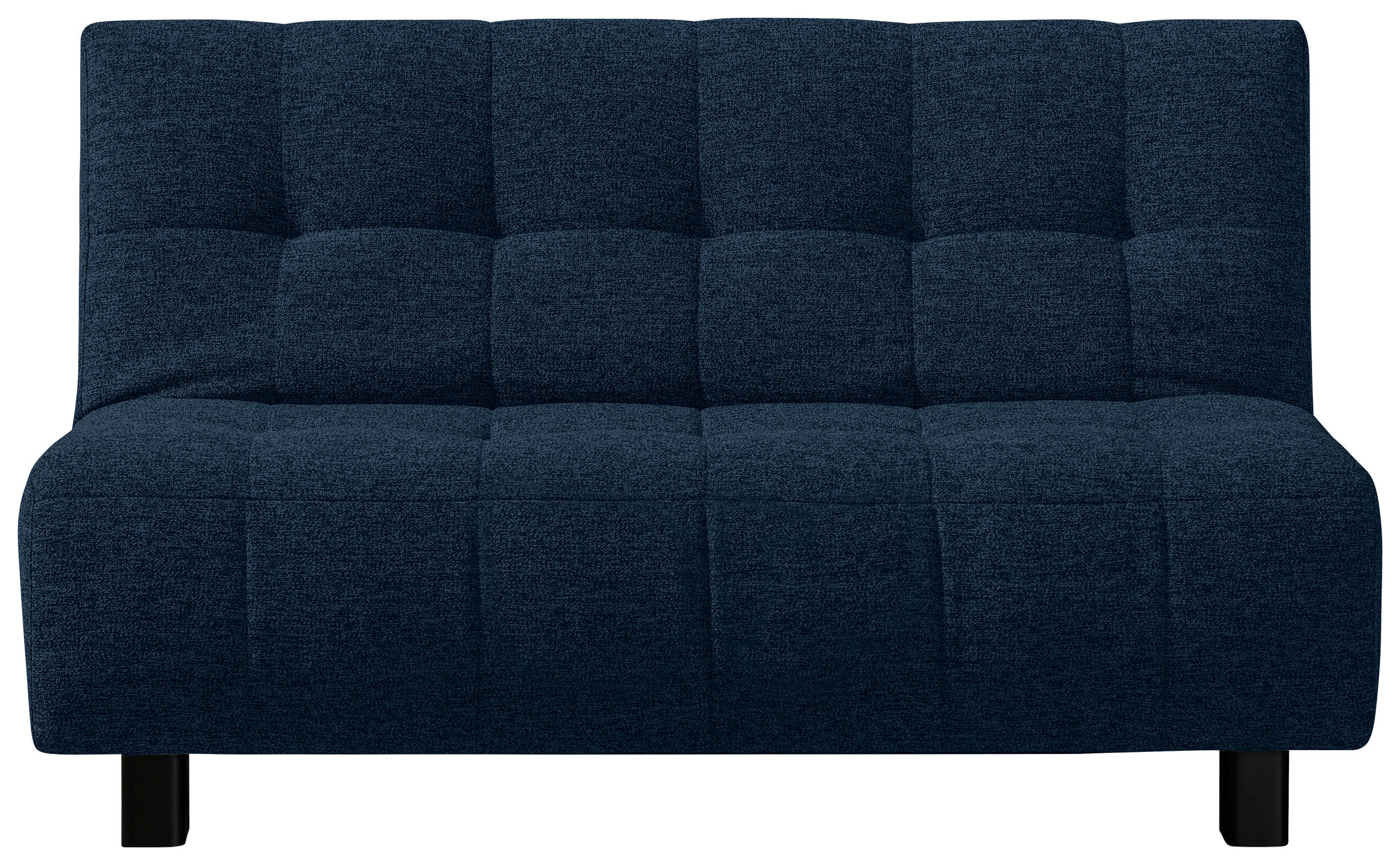 SCHLAFSOFA Dunkelblau  - Schwarz/Dunkelblau, Design, Textil/Metall (145/92/102cm) - Novel