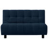 SCHLAFSOFA Dunkelblau  - Schwarz/Dunkelblau, Design, Textil/Metall (145/92/102cm) - Novel