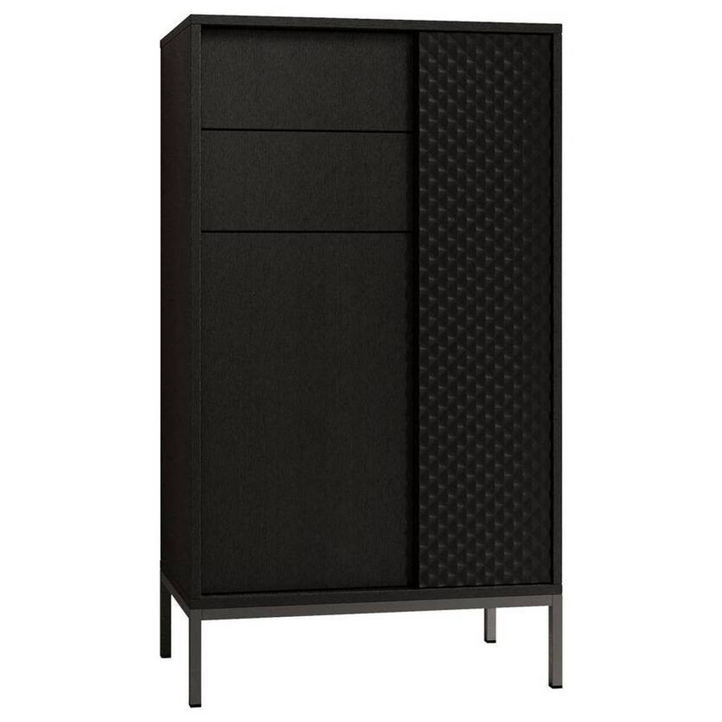 MID.YOU MIDI SKŘÍŇKA, černá, 60/106/32 cm