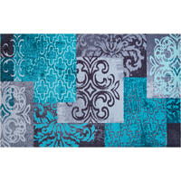 FUßMATTE 75/120 cm Pago  - Anthrazit/Hellgrau, LIFESTYLE, Kunststoff/Textil (75/120cm) - Grund