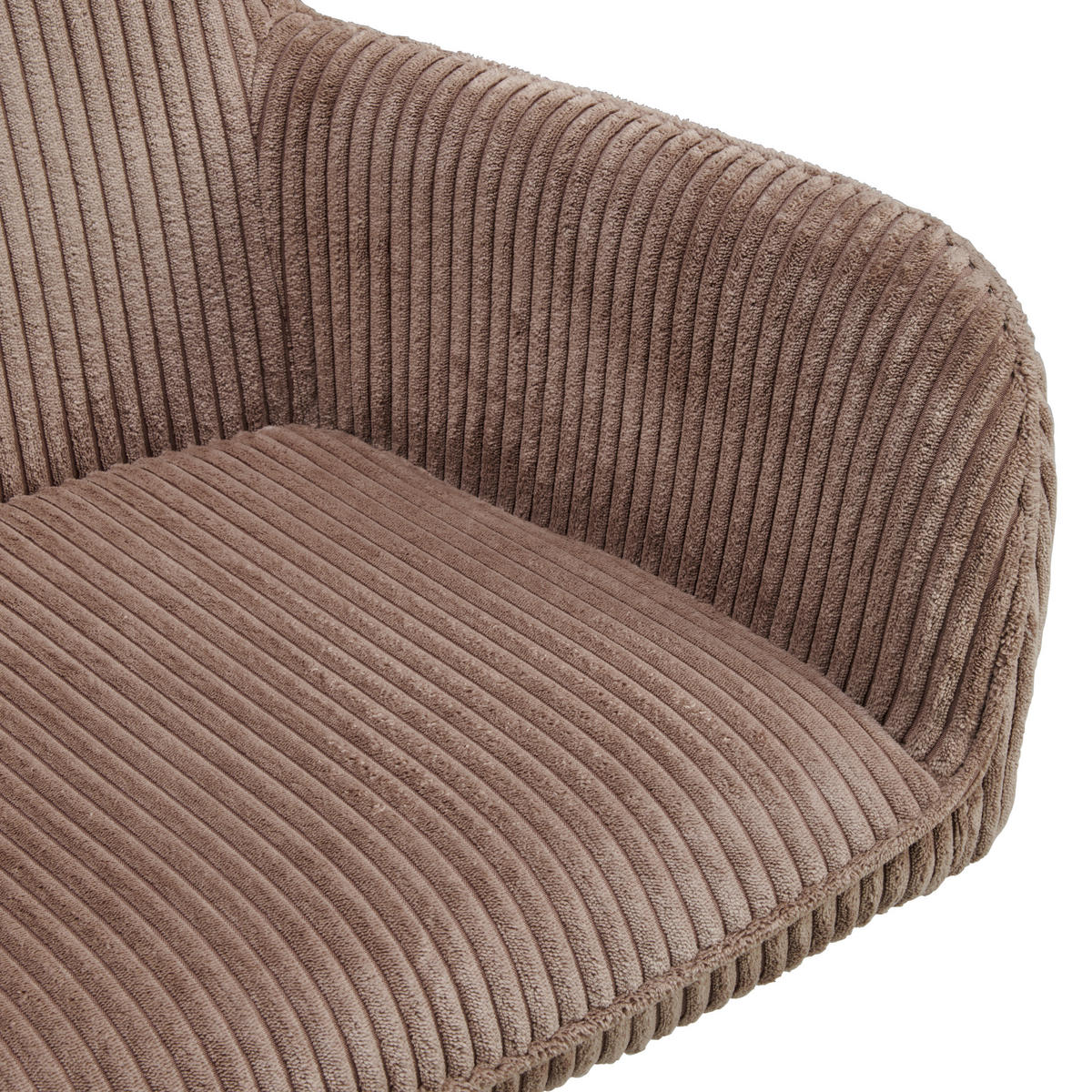 BARHOCKER in Schwarz, Hellbraun  - Hellbraun/Schwarz, MODERN, Textil/Metall (55/91.5-113/52cm) - Livetastic