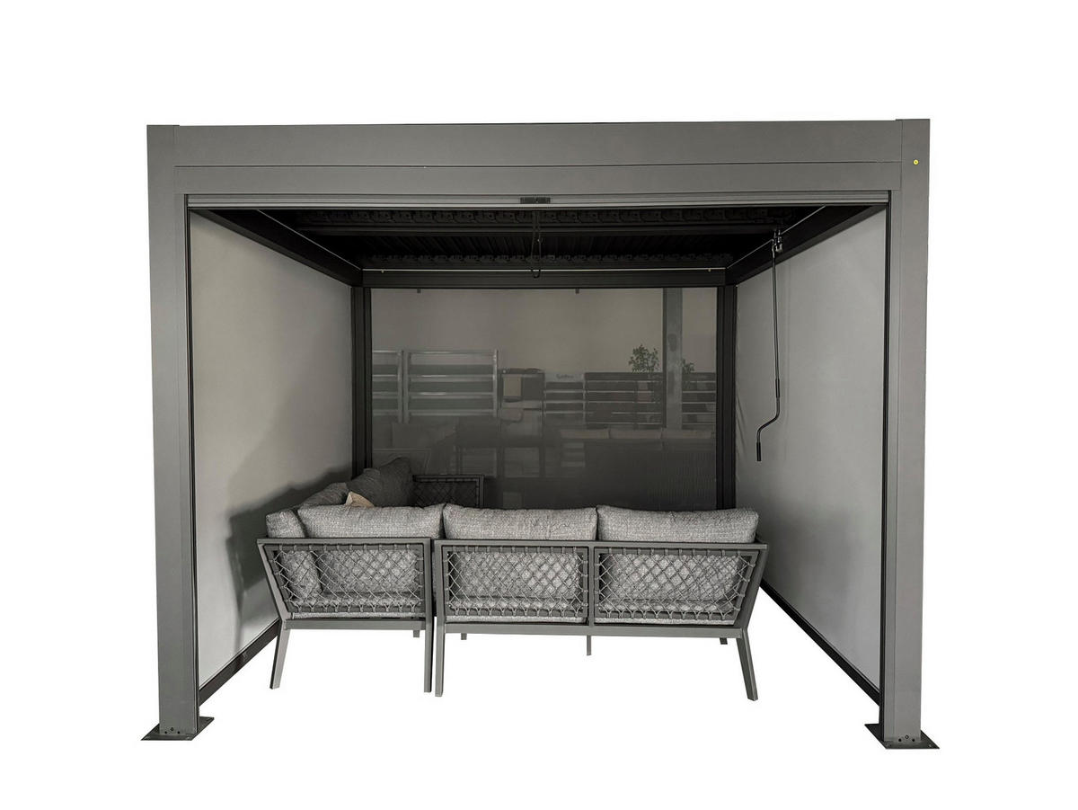 ROLO ZAVJESA ZA PAVILJON - Design, metal/tekstil (381/215,5cm) - Ambia Garden