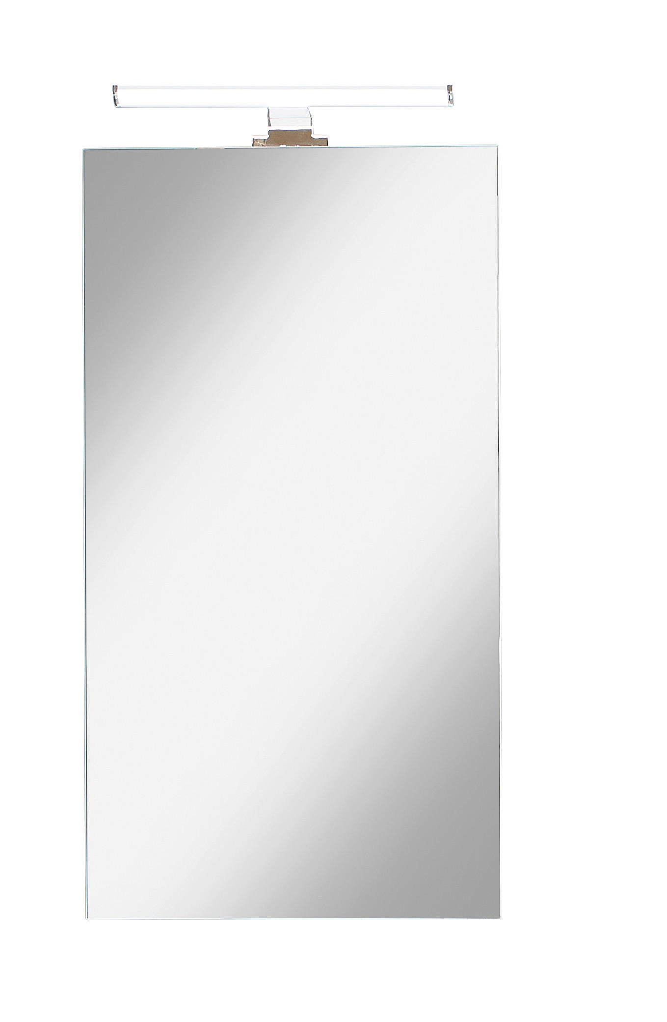 BADEZIMMERSPIEGEL 37,7/69,4/3 cm  - Weiß, KONVENTIONELL, Glas/Holzwerkstoff (37,7/69,4/3cm) - Xora