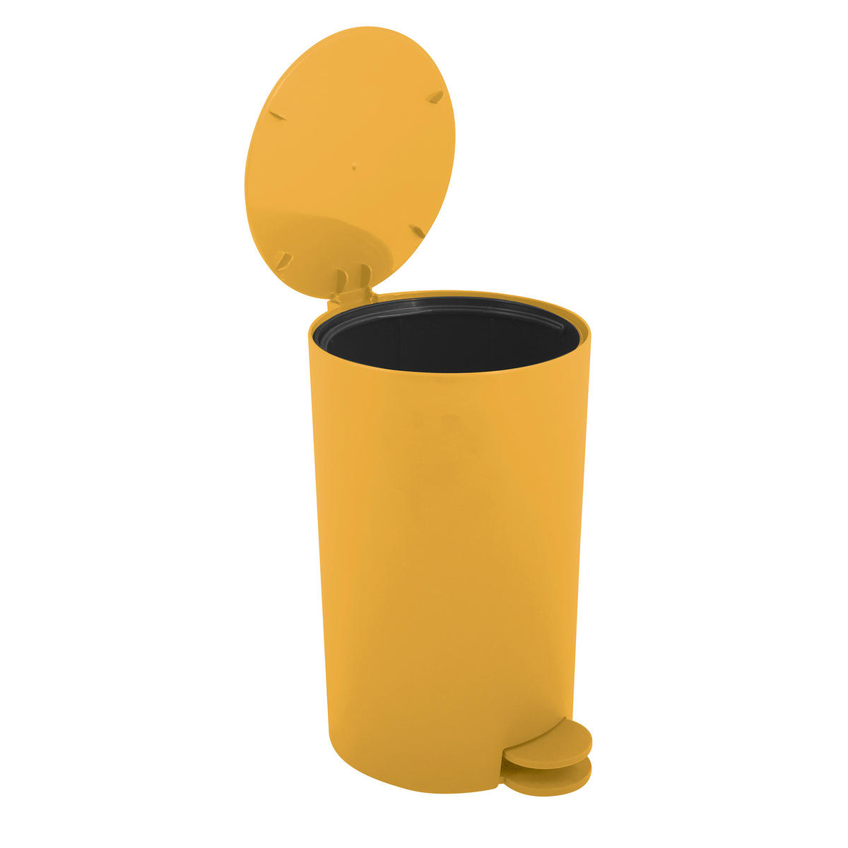 TRETEIMER 3 l  Kunststoff  - Dunkelgelb/Schwarz, Basics, Kunststoff (15,5/27/14,5cm) - MSV