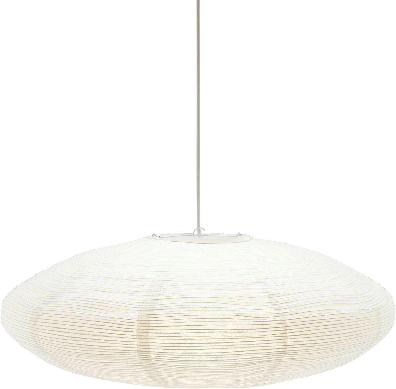 LEUCHTENSCHIRM PR Home Yuni   - Weiß, Natur, Papier (58cm)