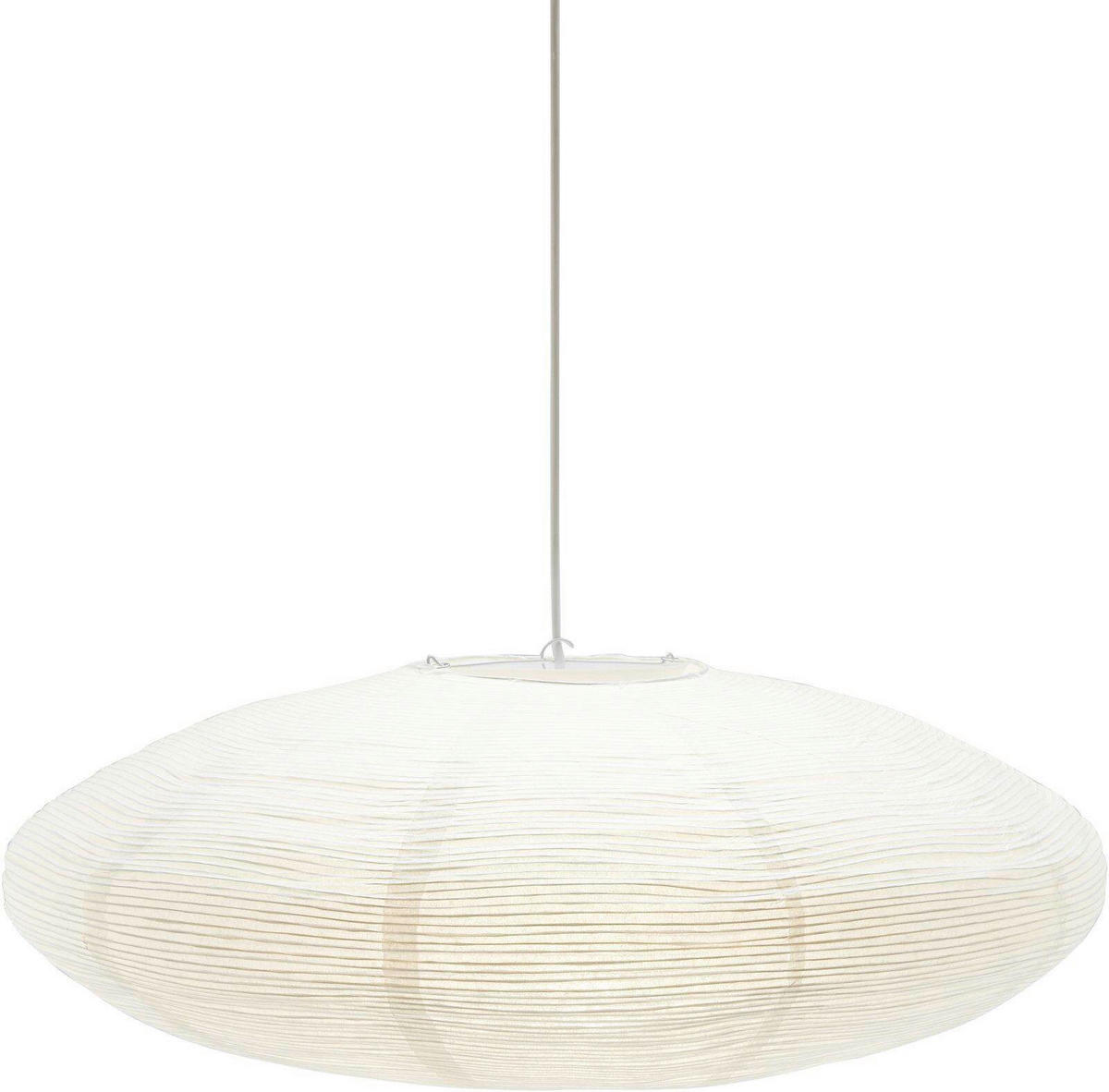 LEUCHTENSCHIRM PR Home Yuni   - Weiß, Natur, Papier (58cm)