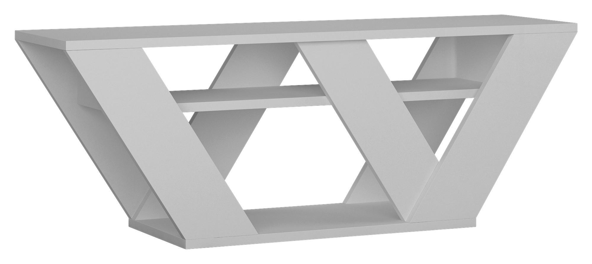 NÍZKÁ KOMODA, bílá, 110/30/40 cm - bílá, Design, kompozitní dřevo (110/30/40cm) - Livetastic