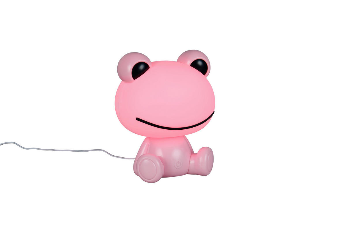 LED-TISCHLEUCHTE 19,5/16,5/24,5 cm   - Pink/Weiß, LIFESTYLE, Kunststoff (19,5/16,5/24,5cm)