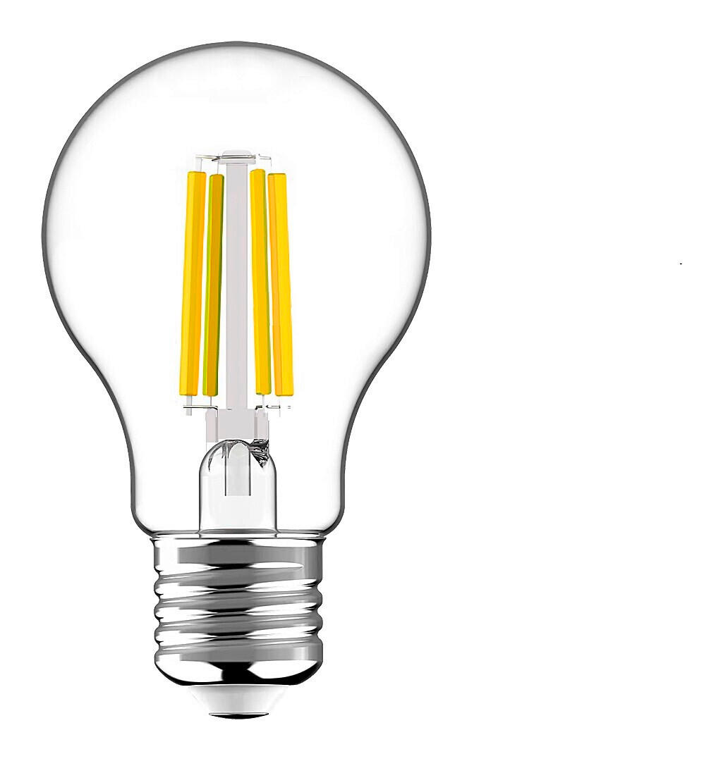 LED-SIJALKA S SVETILNO NITKO   //// - prosojno, Basics, steklo (6/10.5cm)
