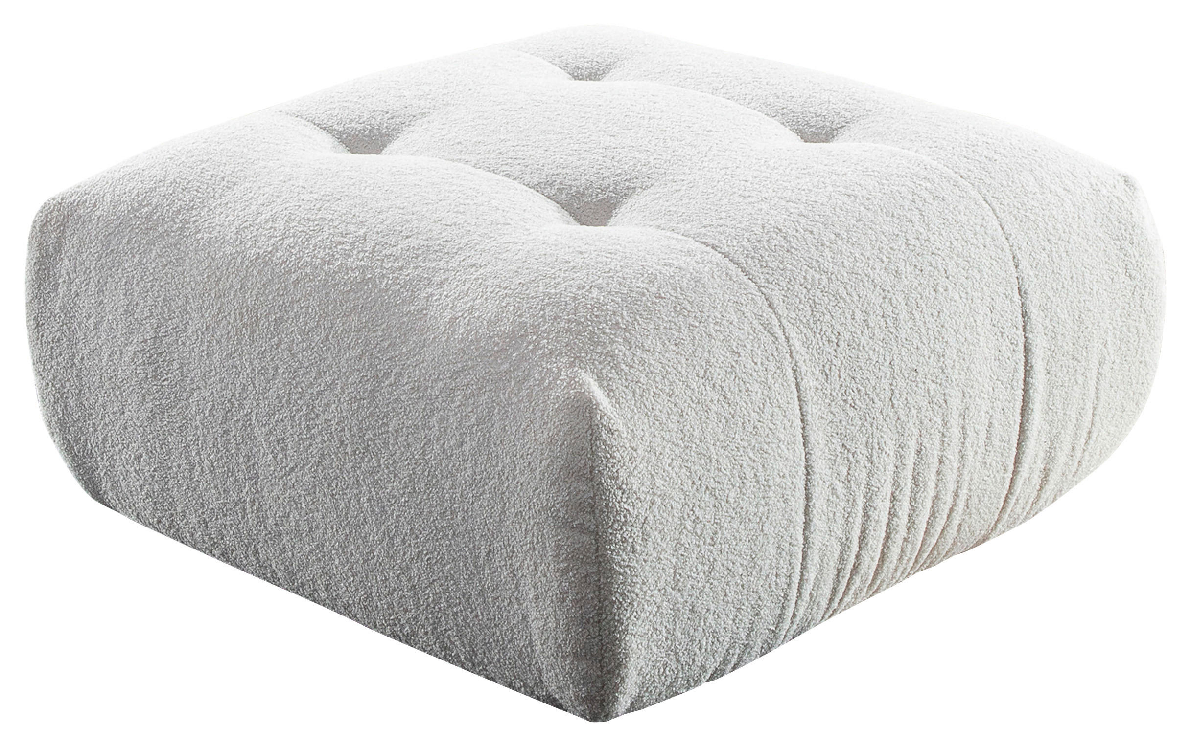 HOCKER Flachgewebe Weiß 