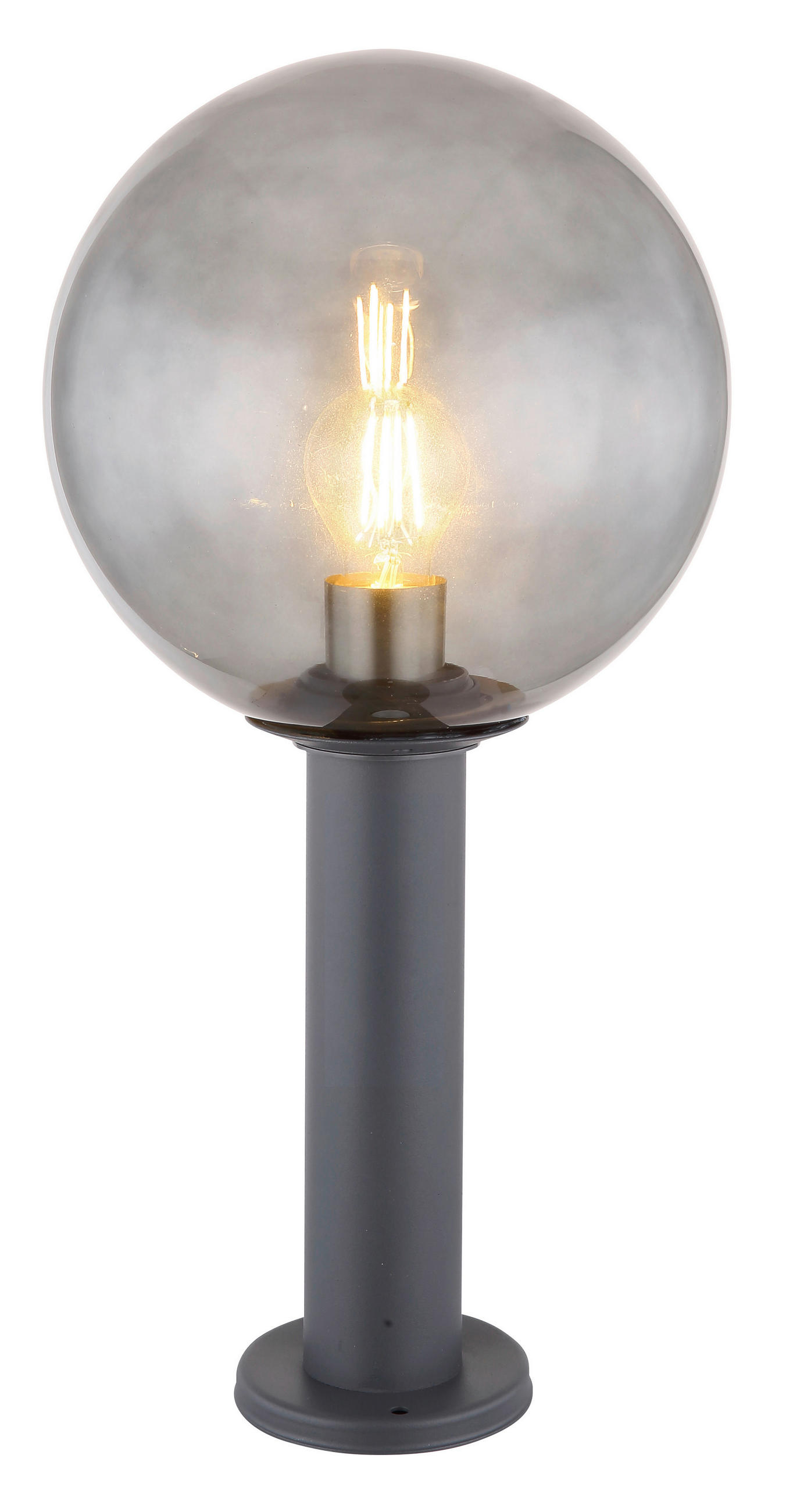 SVJETILJKA PODNA VANJSKA  - antracit, Basics, staklo/metal (25/50cm) - Globo