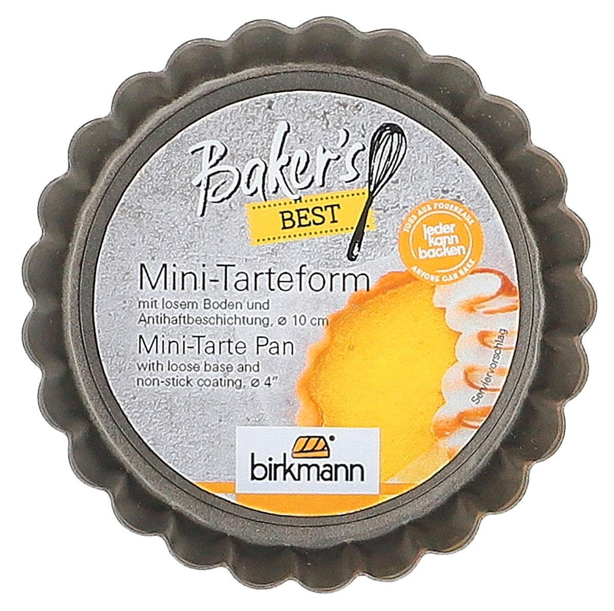 BAKFORM - grå, Basics, metall (10/2/10cm) - Birkmann