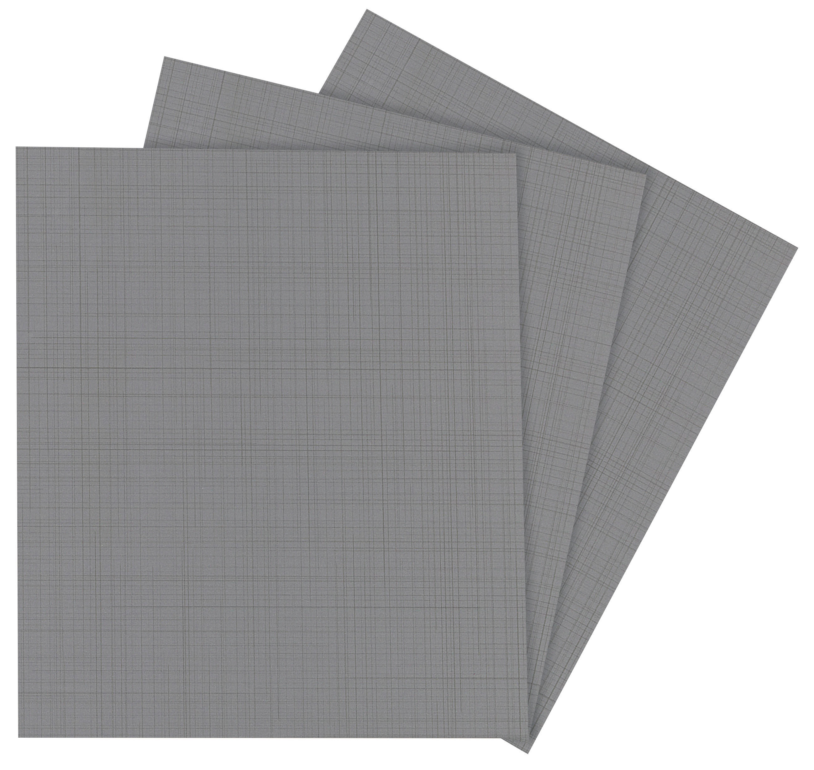 Carryhome SADA VKLÁDACÍCH POLIC, šedá, 43/2/50 cm