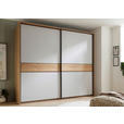 SCHWEBETÜRENSCHRANK  in Eichefarben, Hellgrau  - Eichefarben/Hellgrau, Design, Holz/Holzwerkstoff (270/225,5/60cm) - Xora