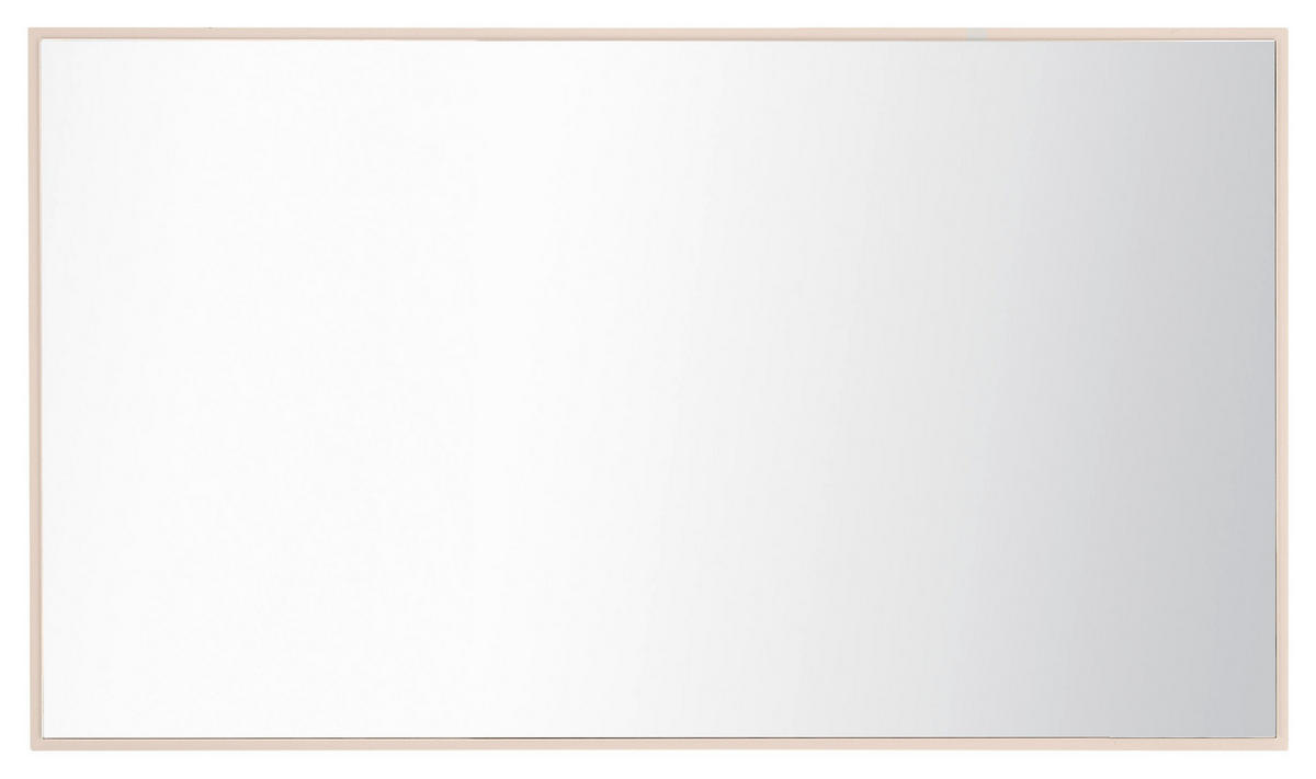 WANDSPIEGEL 95/55/2 cm  - Kaschmir, Design, Glas/Holzwerkstoff (95/55/2cm) - Voleo