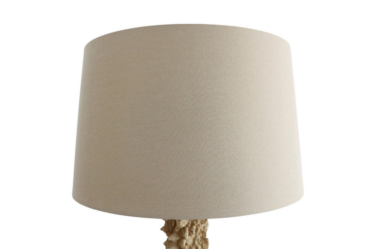 STEHLEUCHTE  30/150/30 cm   - Schwarz/Naturfarben, Design, Holz/Textil (30/150/30cm) - P & B