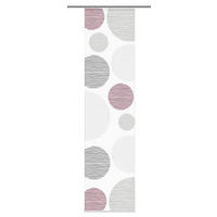 FLÄCHENVORHANG   blickdicht   60/245 cm  - Bordeaux, Design, Textil (60/245cm)