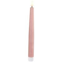 LED-KERZE 2,2/22 cm  - Hellrosa, Lifestyle, Kunststoff/Paraffin (2,2/22cm) - Ambia Home