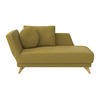 RÉCAMIERE in Flachgewebe Grün  - Eichefarben/Grün, Modern, Holz/Textil (205/74/94cm) - Bali