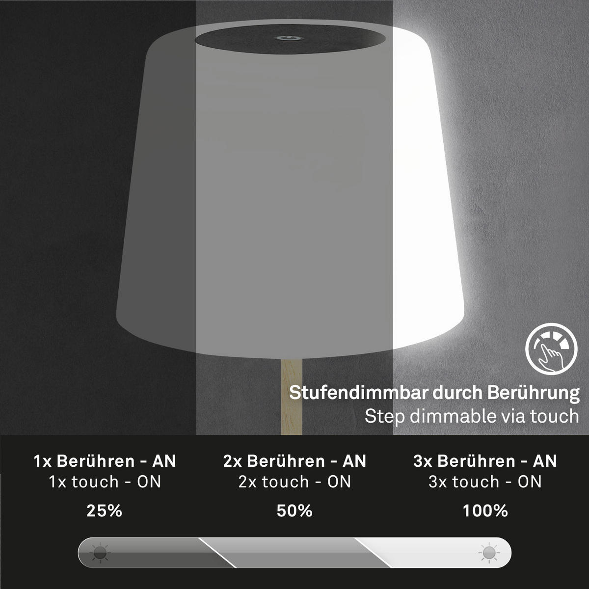 NAMIZNA SVETILKA ZA POLNJENJE        12,5/30 cm       - bela, Trend, steklo (12,5/30cm)
