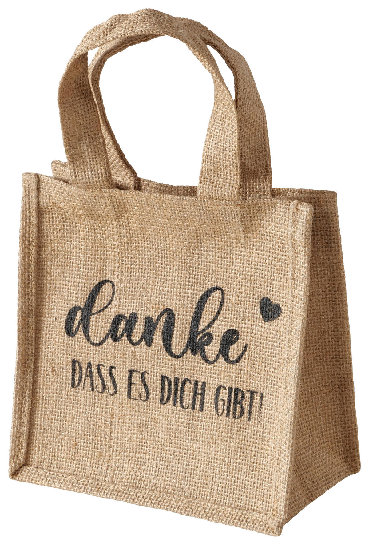 GESCHENKTASCHE  - Naturfarben, KONVENTIONELL, Textil (21/11,5/21cm)