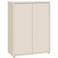 SCHUHSCHRANK Alice Springs  in 74,5/99,1/34,9 cm  - Sandfarben/Grau, MODERN, Holzwerkstoff/Kunststoff (74,5/99,1/34,9cm) - Xora