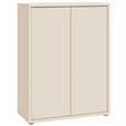 SCHUHSCHRANK Alice Springs  in 74,5/99,1/34,9 cm  - Sandfarben/Grau, MODERN, Holzwerkstoff/Kunststoff (74,5/99,1/34,9cm) - Xora