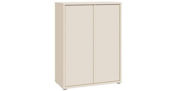SCHUHSCHRANK Alice Springs  in 74,5/99,1/34,9 cm  - Sandfarben/Grau, MODERN, Holzwerkstoff/Kunststoff (74,5/99,1/34,9cm) - Xora