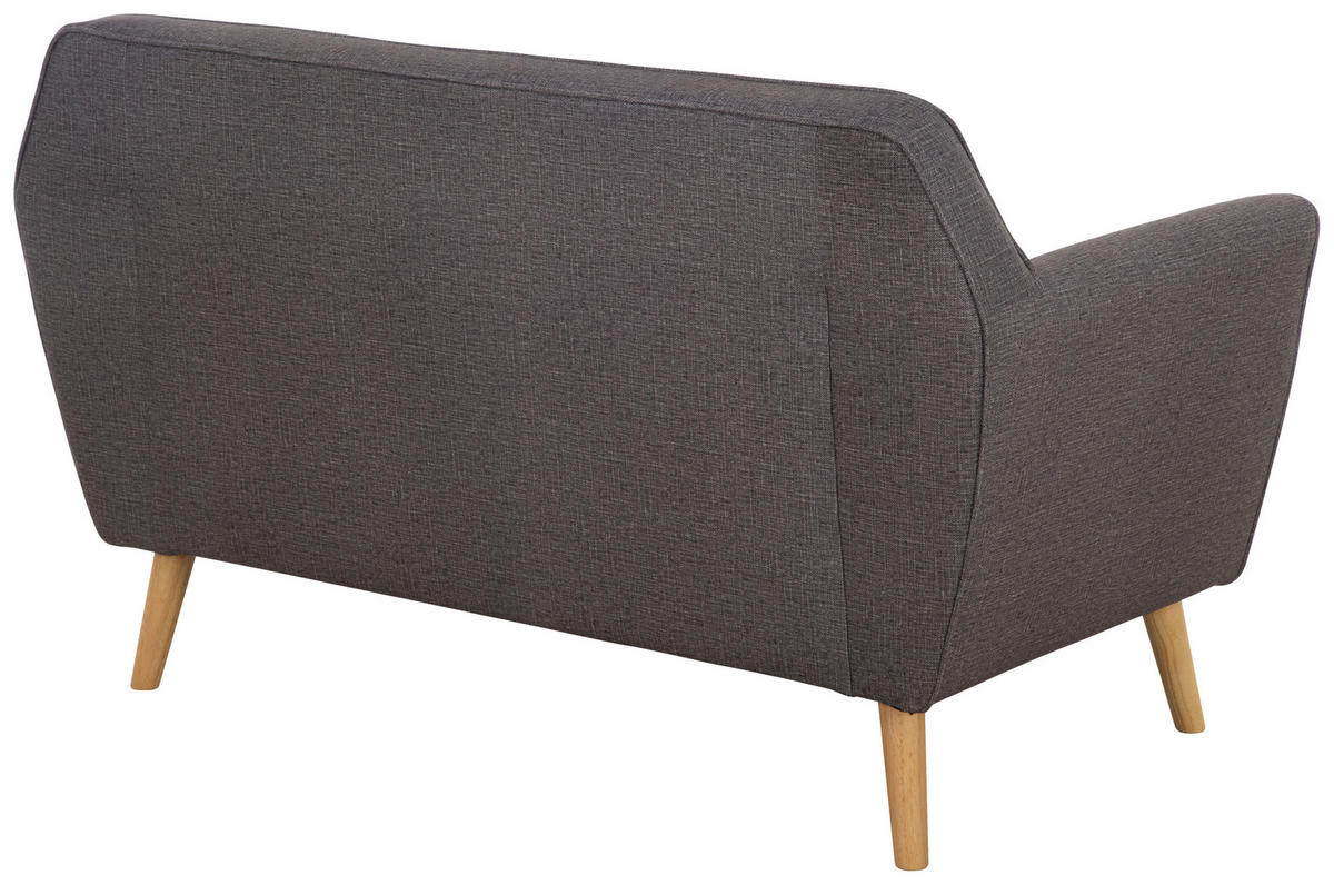 SEDACIA ZOSTAVA, textil, tmavosivá - prírodná farba/tmavosivá, Modern, drevo/textil (178.5/83/79cm) - P & B