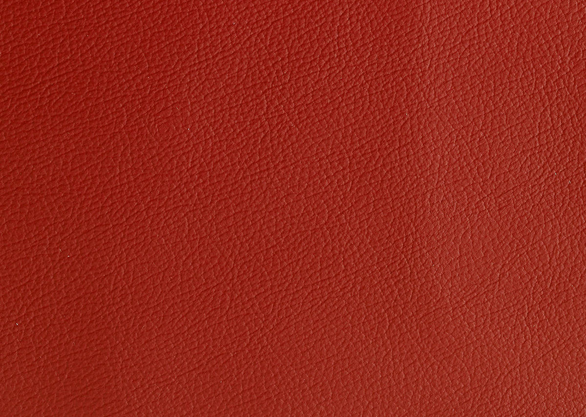 ECKSOFA in Echtleder Rot  - Rot/Alufarben, Design, Leder/Metall (239/271cm) - Cantus